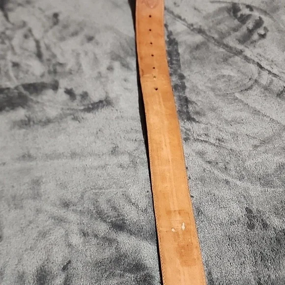 Dos De Oro Brown Crocodile Embossed Belt - Picture 7 of 8